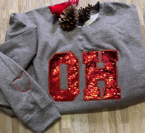OH-Sequin Sweatshirt